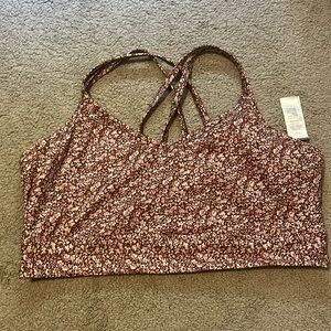 Madewell Plus Floral Women’s Sports Bra 2X